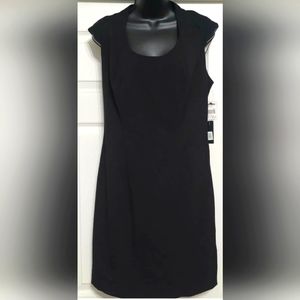 Marc New York Andrew Marc Black Dress lined Women's size 10 NWT